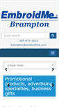 Mobile Screenshot of embroidme-brampton.com